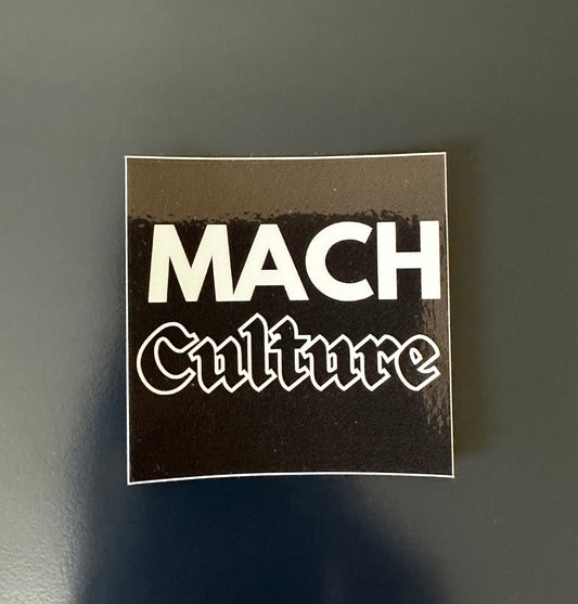 MACH CULTURE LOGO STICKER