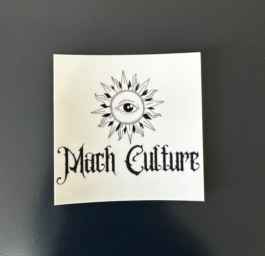 EYE OF PROVIDENCE WHITE STICKER