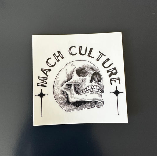 SKULL & CROSS STICKER